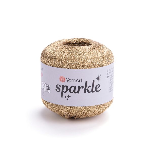 YarnArt Sparkle yarn skein 1306, glitter effect polyester polyamide yarn for knitting and crochet