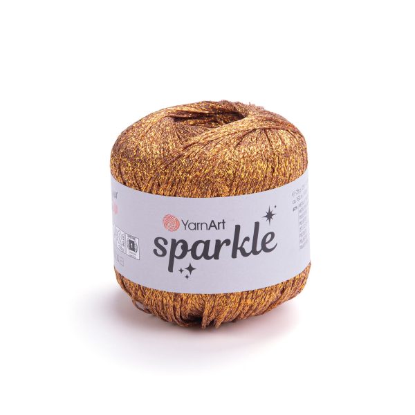 YarnArt Sparkle yarn skein 1312, glitter effect polyester polyamide yarn for knitting and crochet