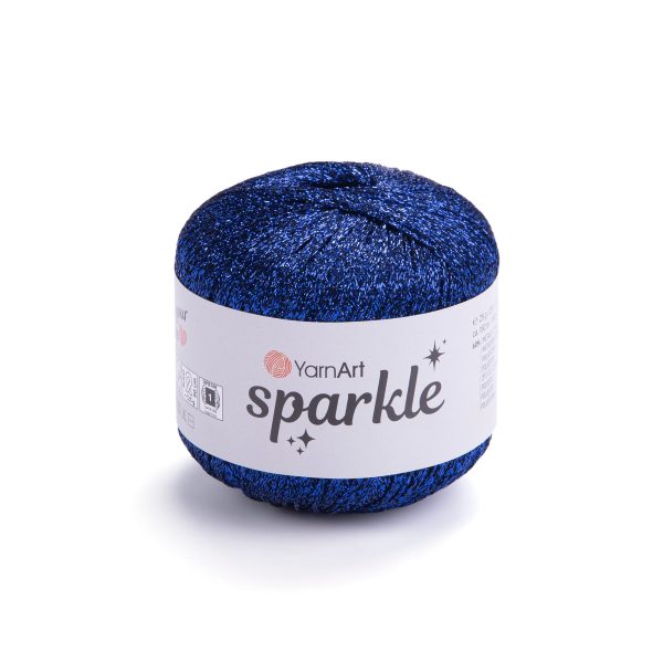 YarnArt Sparkle yarn skein 1324, glitter effect polyester polyamide yarn for knitting and crochet