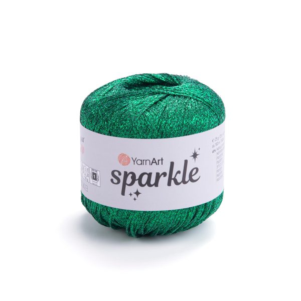 YarnArt Sparkle yarn skein 1333, glitter effect polyester polyamide yarn for knitting and crochet