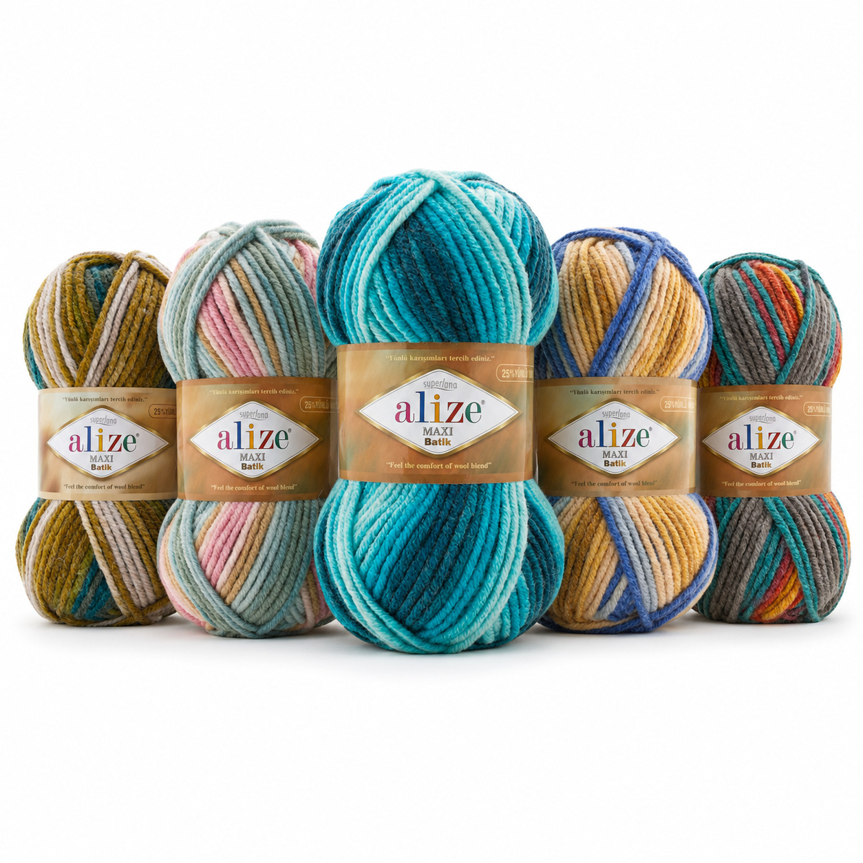 ALIZE YARNS SUPERLANA MAXI BATIK ALIZE SUPERLANA MAXI BATIK - Image 1