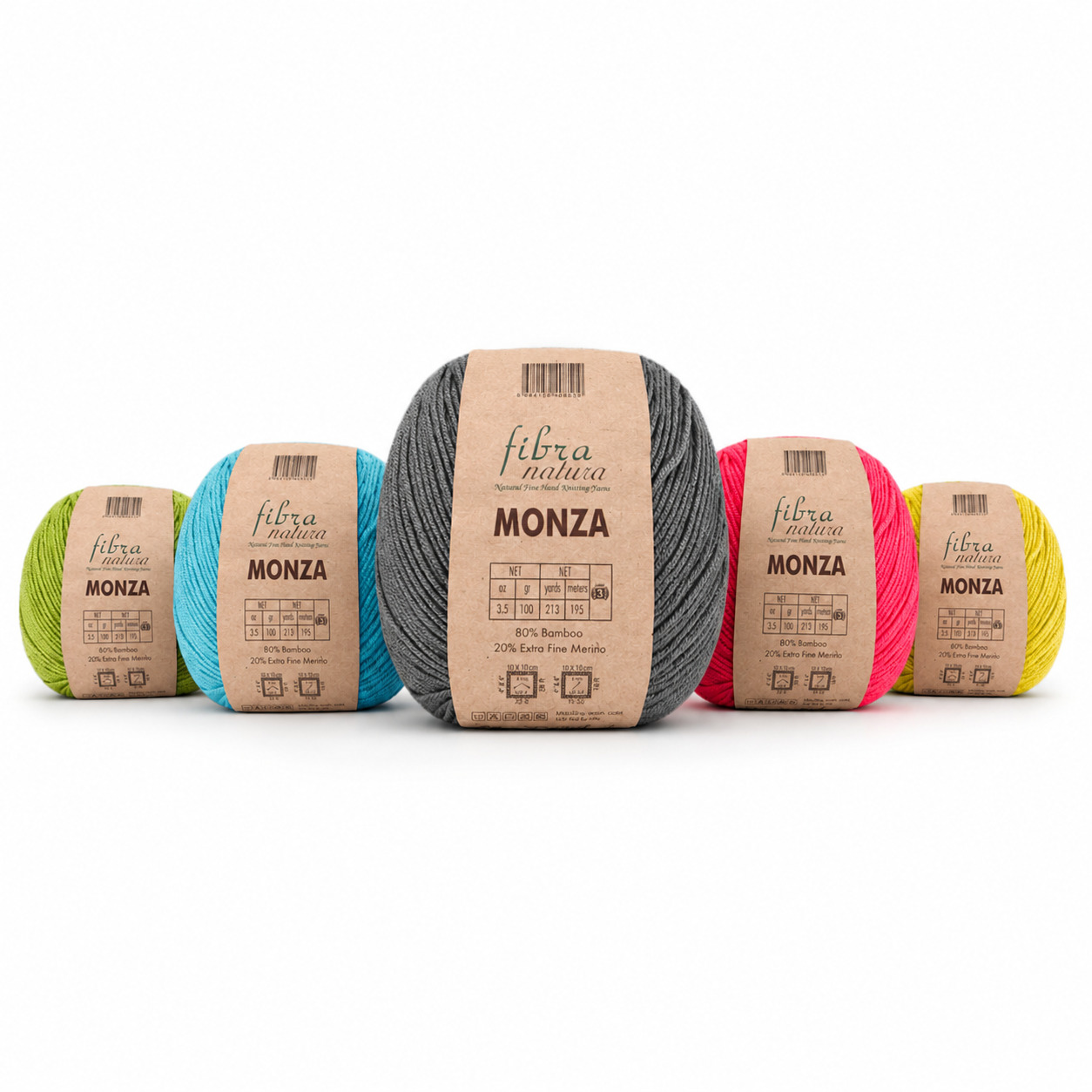 FIBRA NATURA MERINO WOOL BAMBOO MONZA FIBRA NATURA MONZA - Image 1