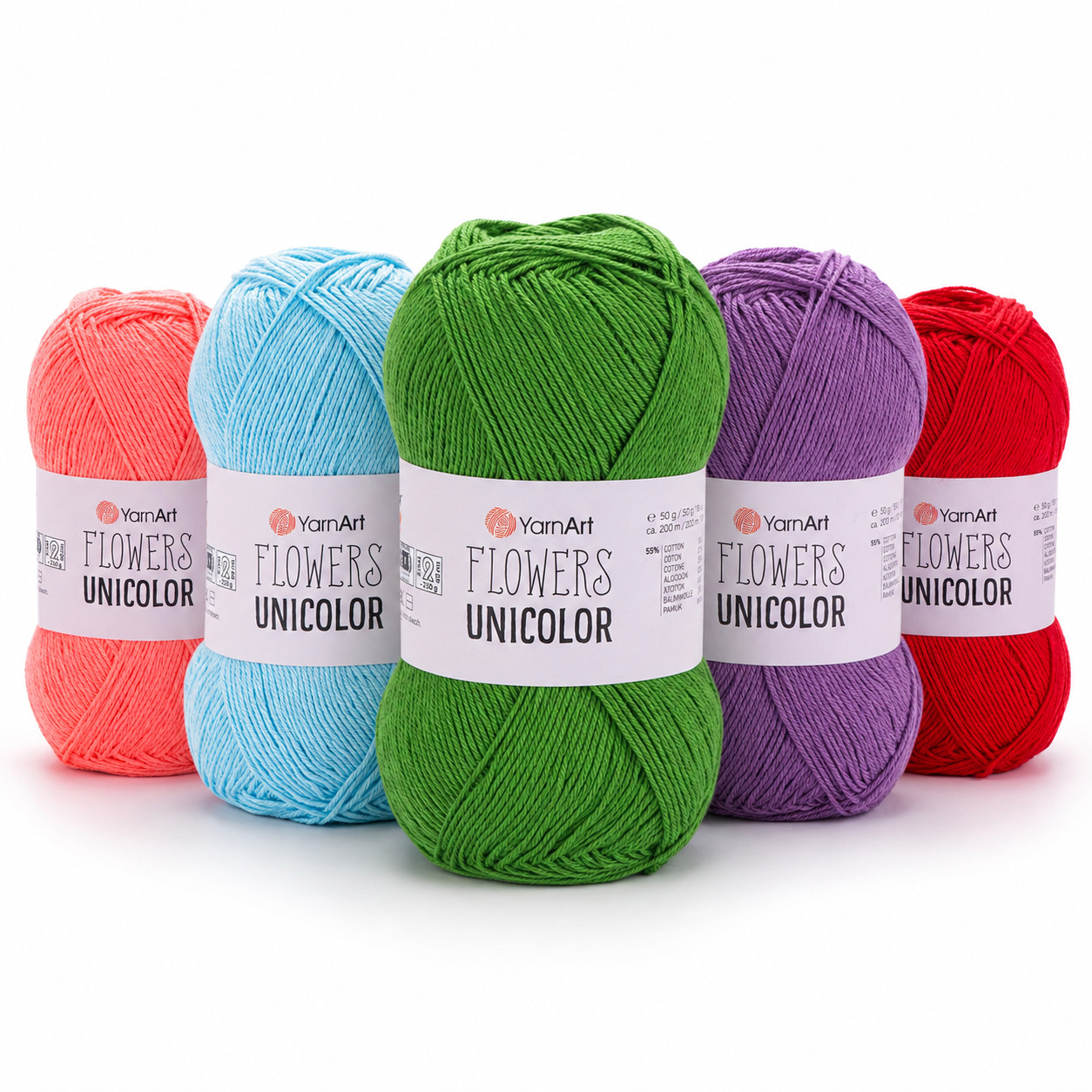 YARNART FLOWERS UNICOLOR YARNART FLOWERS UNICOLOR - Image 1