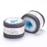 YARNART FLOWERS - beautiful gradient cake yarn for shawls & crochet