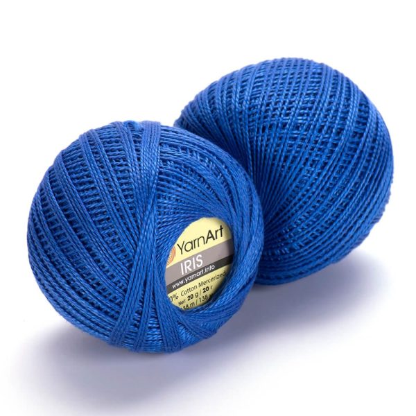 YarnArt Iris lace cotton crochet thread skein, mercerized cotton yarn for summer knitting and crochet color 922