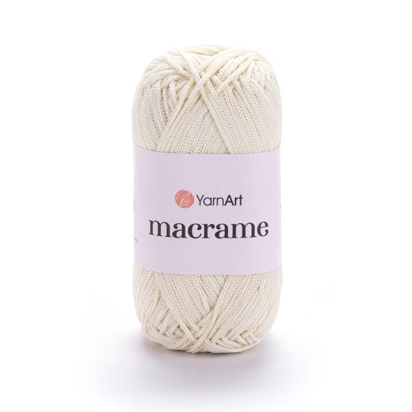 YarnArt Macrame cord yarn skein 137, strong polyester cord for bags and crochet projects