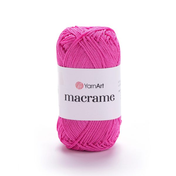 YarnArt Macrame cord yarn skein 140, strong polyester cord for bags and crochet projects