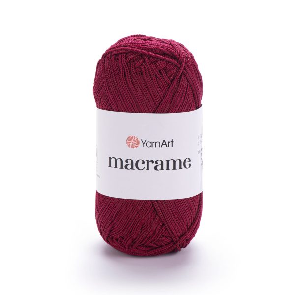 YarnArt Macrame cord yarn skein 145, strong polyester cord for bags and crochet projects