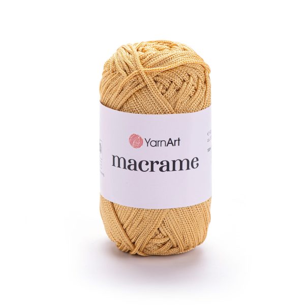 YarnArt Macrame cord yarn skein 155, strong polyester cord for bags and crochet projects