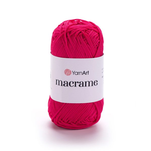 YarnArt Macrame cord yarn skein 163, strong polyester cord for bags and crochet projects