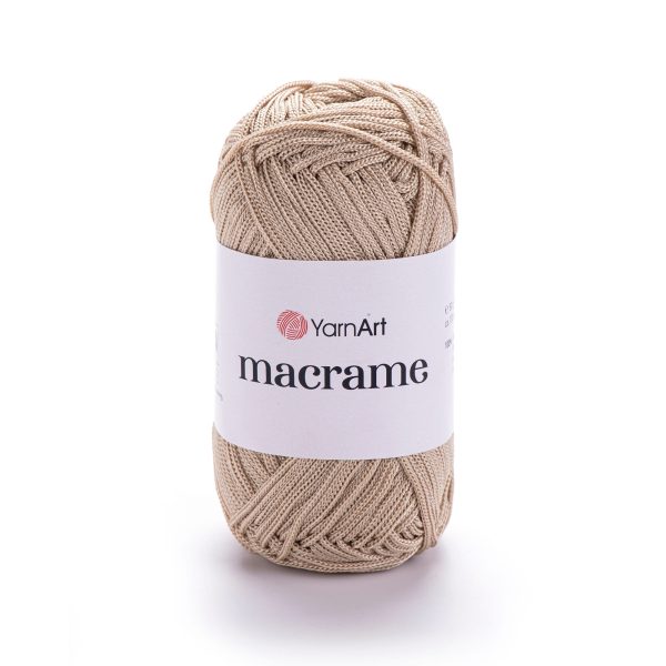 YarnArt Macrame cord yarn skein 166, strong polyester cord for bags and crochet projects