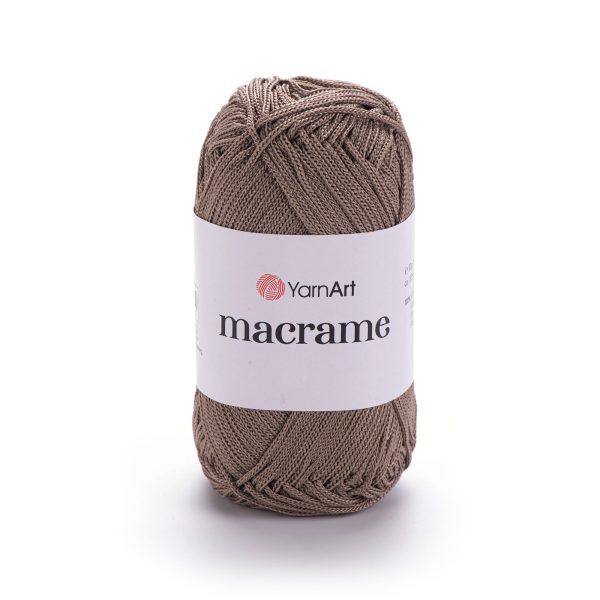 YarnArt Macrame cord yarn skein 170, strong polyester cord for bags and crochet projects