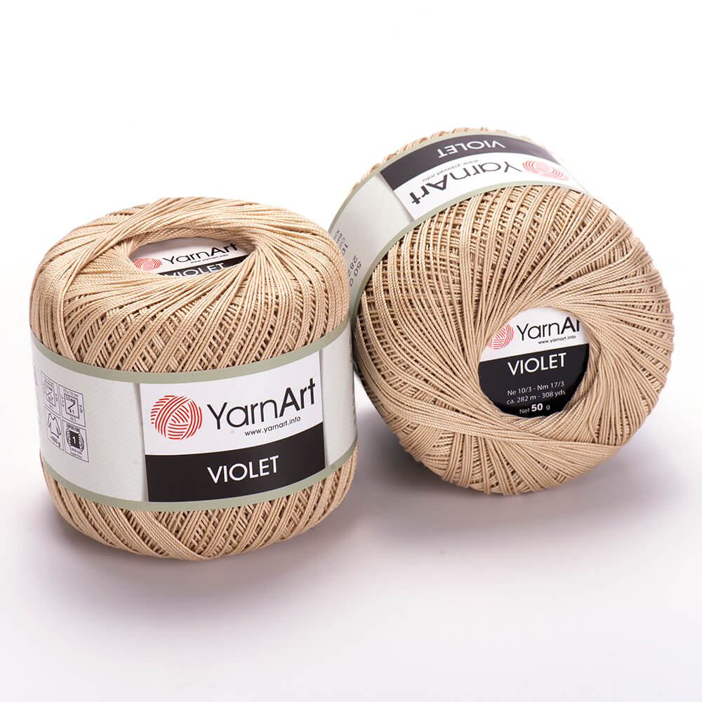 YARNART_VIOLET_4660 YarnArt Violet crochet thread mercerized cotton yarn skein color 60 fine lace yarn for doilies and summer garments