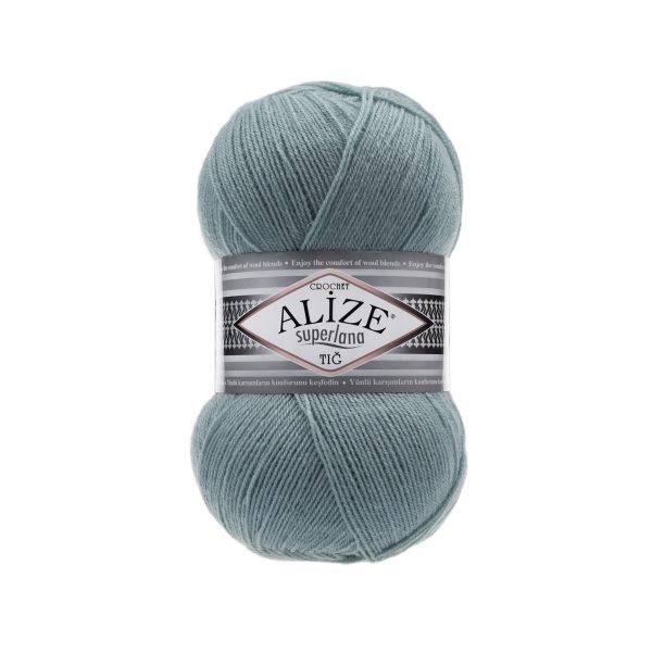 Alize Superlana Tig yarn skein color 164 fine wool acrylic blend yarn for lace knitting shawls and lightweight garments