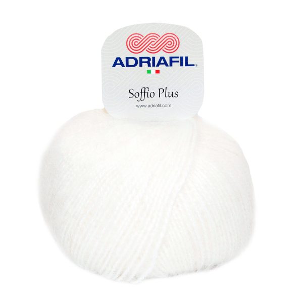 Adriafil Soffio Plus premium Italian mohair yarn skein color 40, soft fluffy yarn for lightweight warm garments