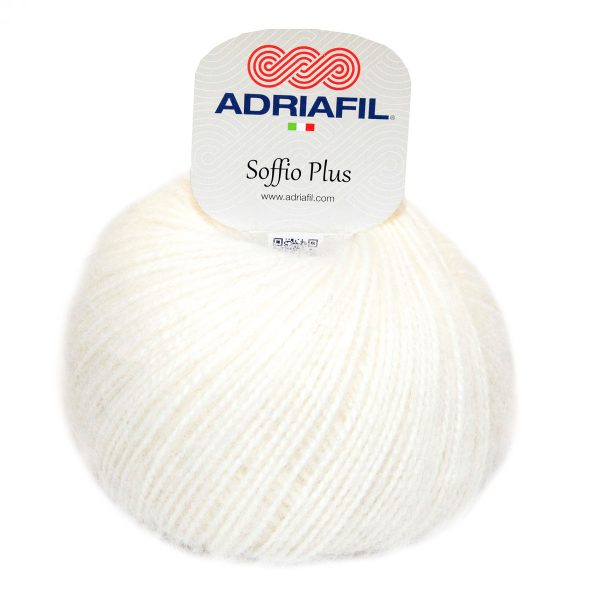 Adriafil Soffio Plus premium Italian mohair yarn skein color 41, soft fluffy yarn for lightweight warm garments
