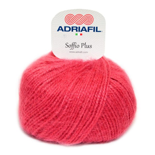 Adriafil Soffio Plus premium Italian mohair yarn skein color 48, soft fluffy yarn for lightweight warm garments