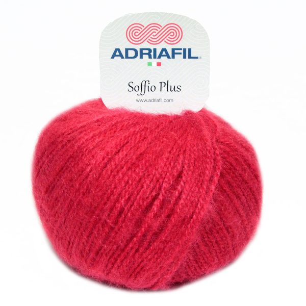 Adriafil Soffio Plus premium Italian mohair yarn skein color 55, soft fluffy yarn for lightweight warm garments