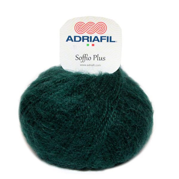 Adriafil Soffio Plus premium Italian mohair yarn skein color 61, soft fluffy yarn for lightweight warm garments