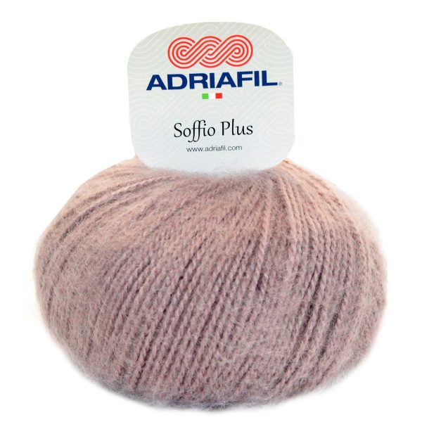 Adriafil Soffio Plus premium Italian mohair yarn skein color 62, soft fluffy yarn for lightweight warm garments