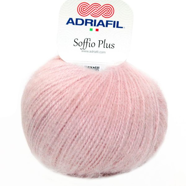 Adriafil Soffio Plus premium Italian mohair yarn skein color 65, soft fluffy yarn for lightweight warm garments