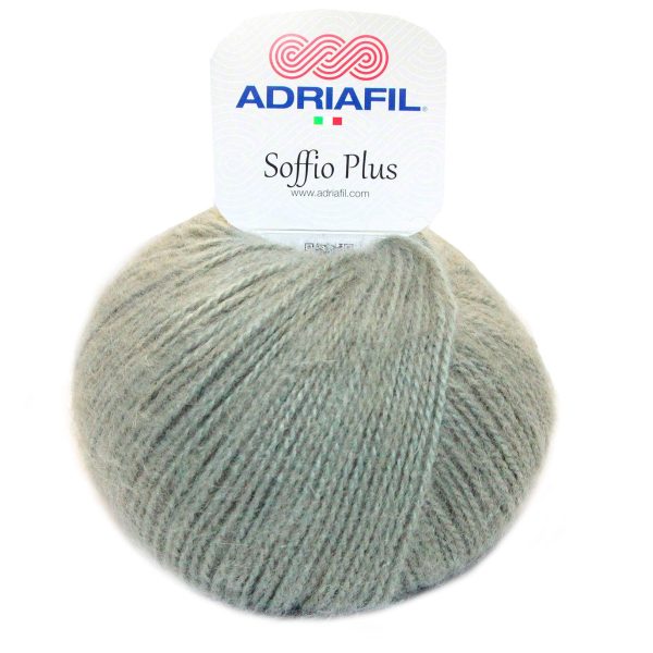 Adriafil Soffio Plus premium Italian mohair yarn skein color 67, soft fluffy yarn for lightweight warm garments