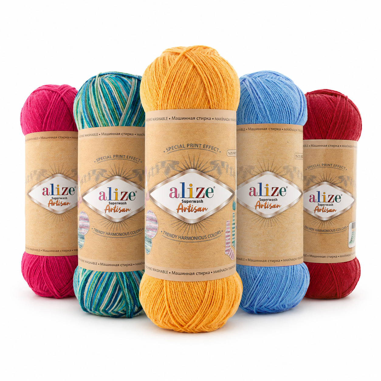 ALIZE SOCK YARN ARTISAN ALIZE SUPERWASH ARTISAN - Image 1