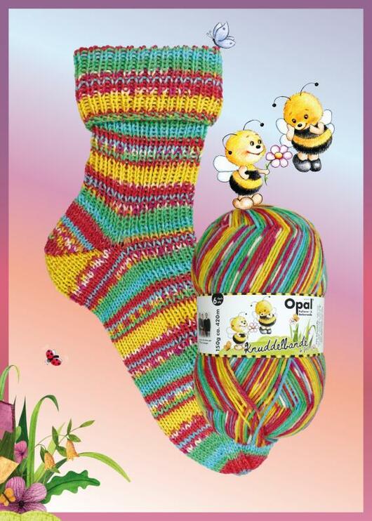 11324_liebeshummeln_hover OPAL KNUDDELBANDE 6-PLY - Image 1
