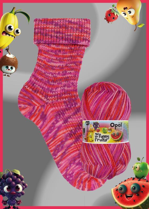 11410 2 OPAL FUNNY FRUITS 4-PLY - Image 1