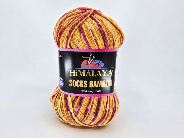 Himalaya Socks Bamboo sock yarn in color code 01, merino wool, bamboo and nylon blend