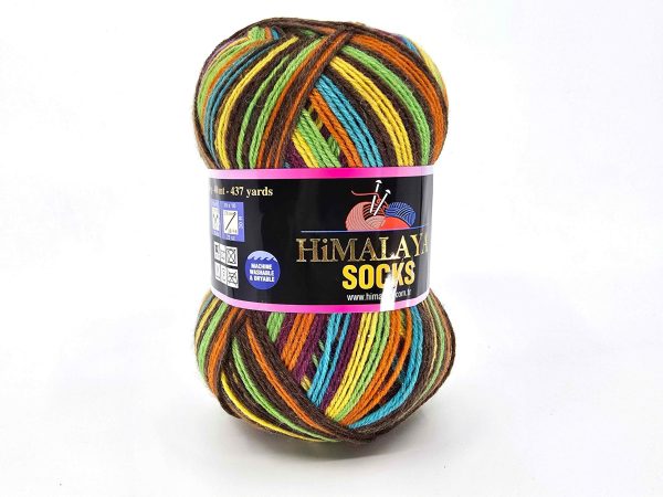 Himalaya Socks sock yarn in color code 140-01, merino wool and nylon blend