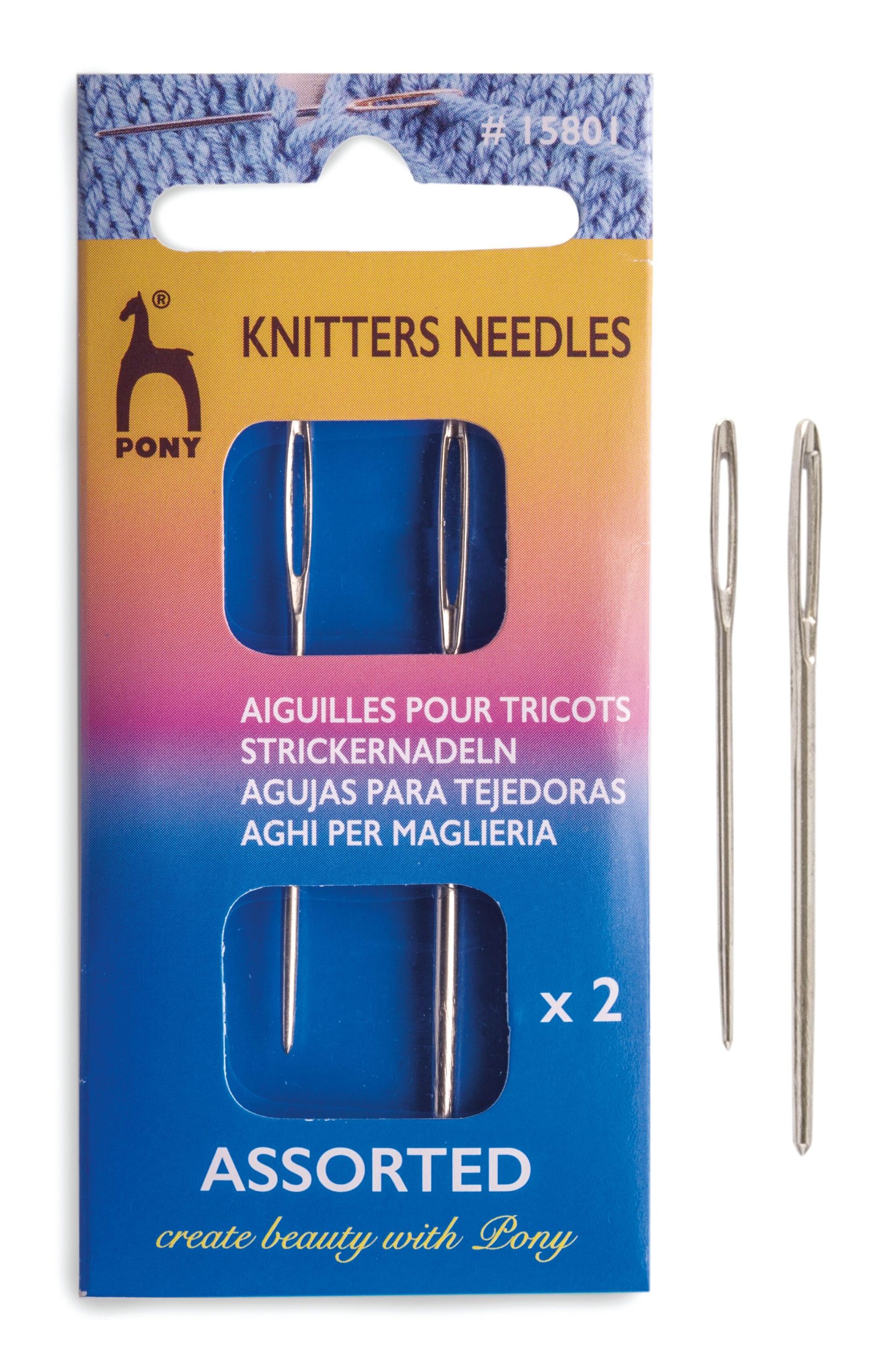 15801 knitters needles PONY adītāju adatas 15801 - Image 1