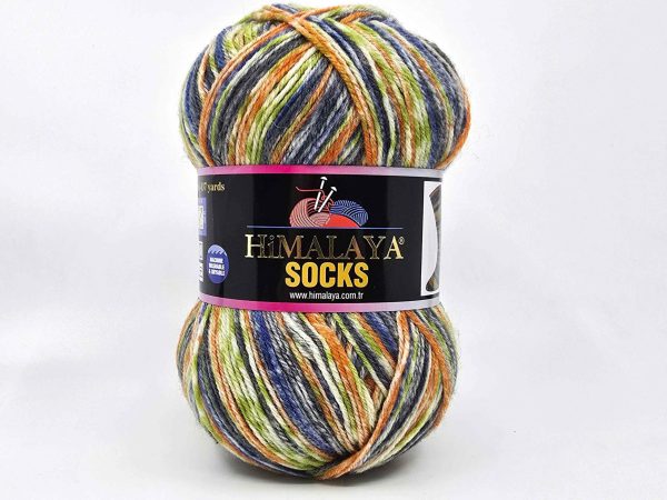 Himalaya Socks sock yarn in color code 160-04 30, merino wool and nylon blend