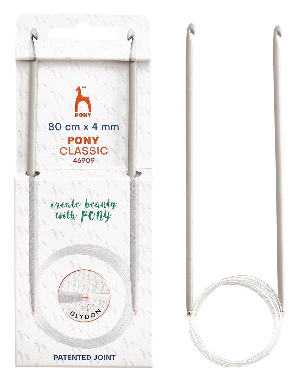 pony-tunisian-circular-crochet-hooks-80cm-4mm.jpg Pony Tunisian circular crochet hooks with flexible cable 80 cm