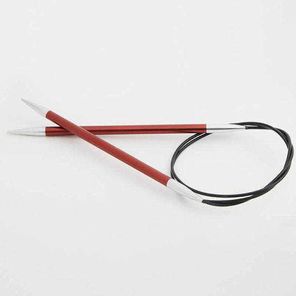KnitPro Zing circular knitting needles colorful aluminum knitting needles with flexible cable