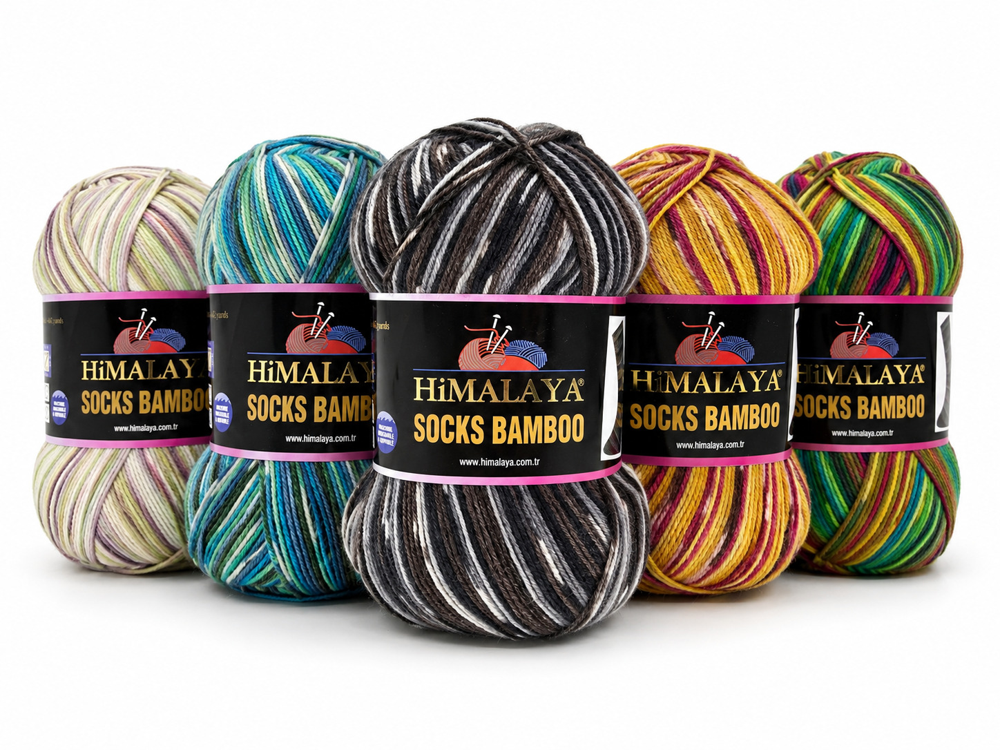 HIMALAYA SOCK YARN BAMBOO SOCK PRINT HIMALAYA SOCKS BAMBOO - Image 1