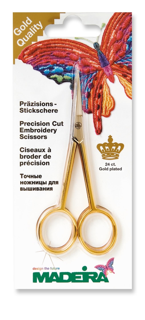 csm_9477_Stickschere_24ct_ce65e7f55a MADEIRA TAISNĀS IZŠŪŠANAS ŠĶĒRES 9477 - Image 1