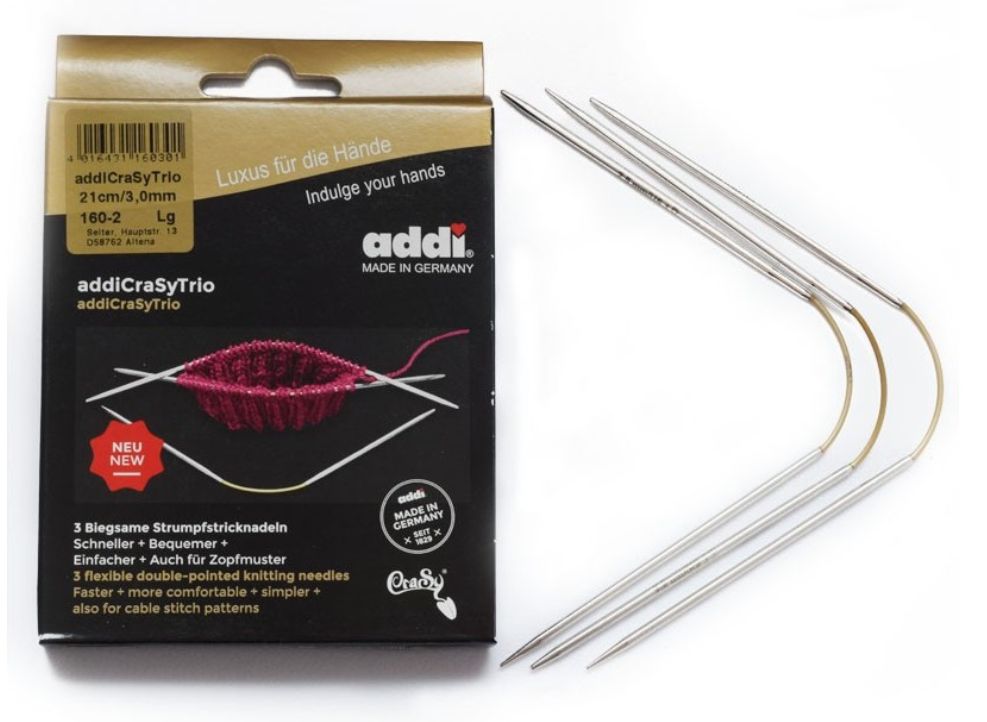 Addi-Crasy-Trio-metal2 ADDI CRASY TRIO SHORT NEEDLES 2.0-4.5 - Image 1