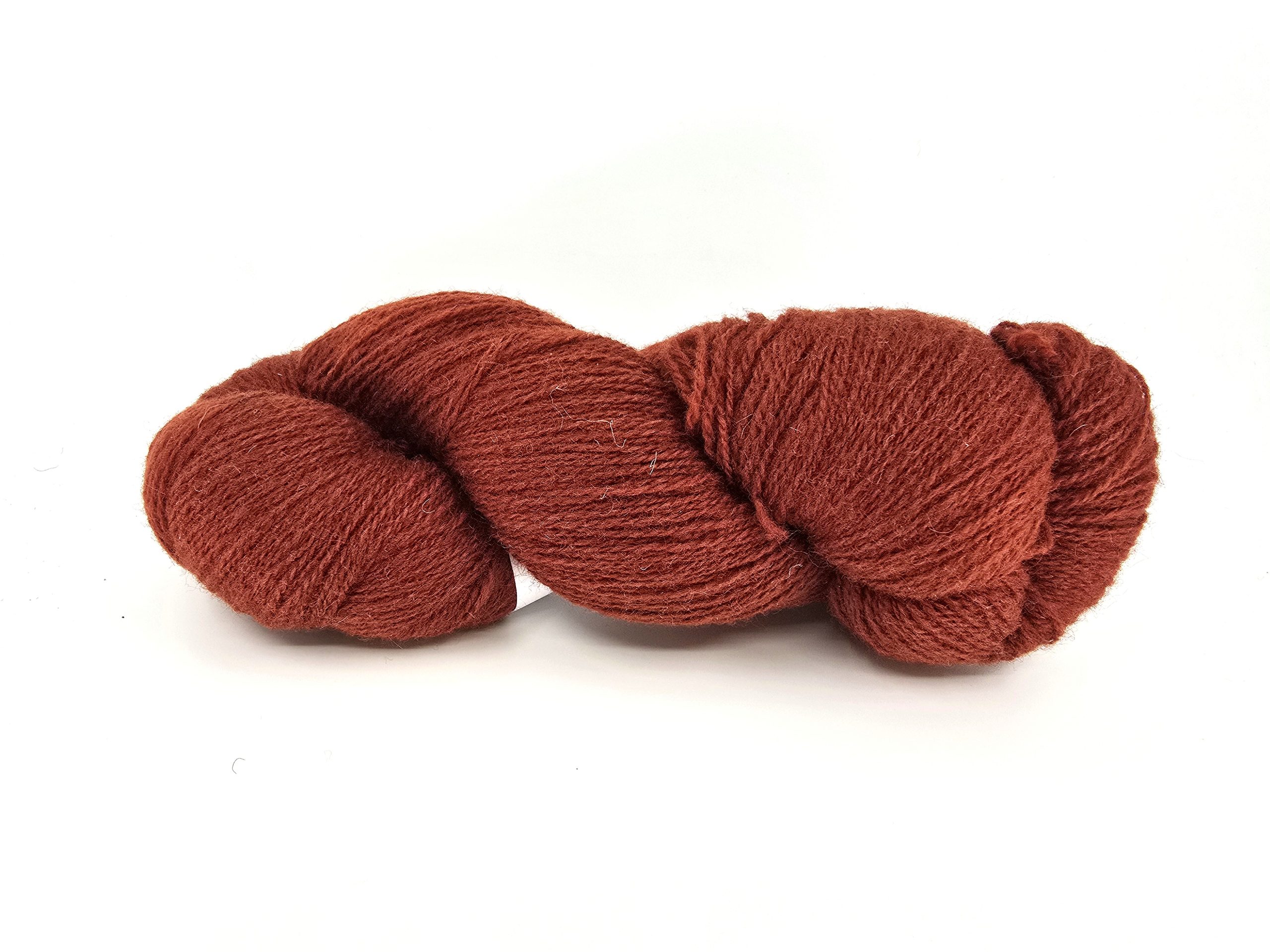 aade-long-yarn-82-brick AADE Lõng yarn skein brick 8/2 color , a 100% pure wool yarn made in Estonia. Spun from natural sheep’s wool without chemical treatment,