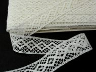 BLEACHED LINEN LACE 32MM 75250 - Image 4
