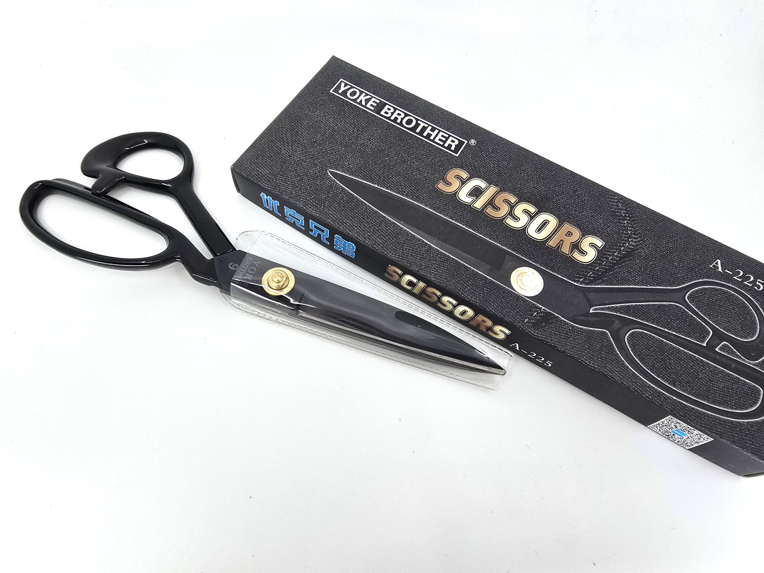 yoke-brother-tailor-scissors.jpg Yoke Brother tailor scissors professional fabric cutting sewing scissors