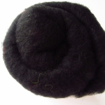 FELTING WOOL BLACK