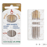 PONY GOLD EYE YARN DARNERS NEEDLES 14/18  10851