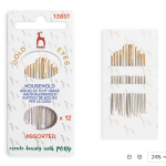PONY GOLD EYE HOUSEHOLD NEEDLES  13851