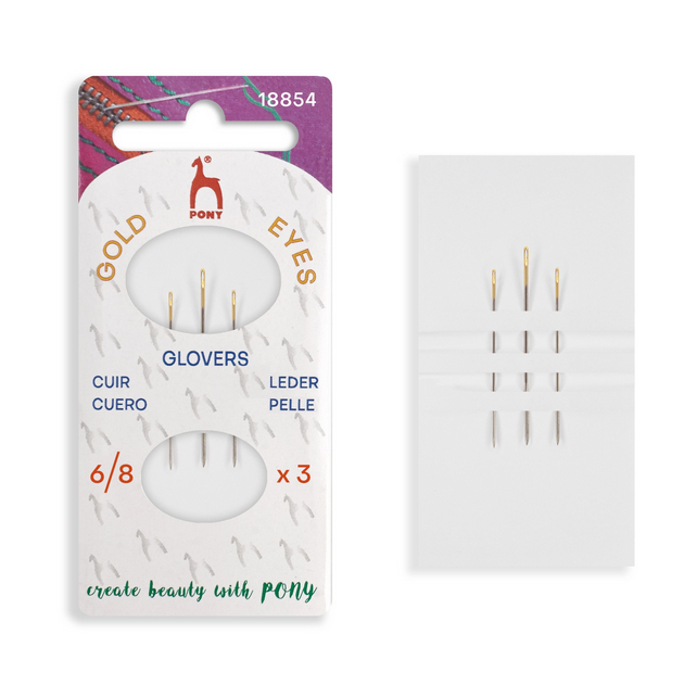 pony-glovers-needles-gold-eye-18854 PONY glovers needles gold eye leather sewing needles set