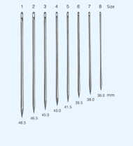 PONY GOLD EYE GLOVERS NEEDLES  18854 - Image 3