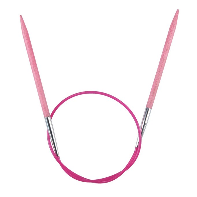 lykke-blush-circular-knitting-needles-80cm-birch-wood LYKKE Blush circular knitting needles 80cm made from laminated birch wood with flexible cable