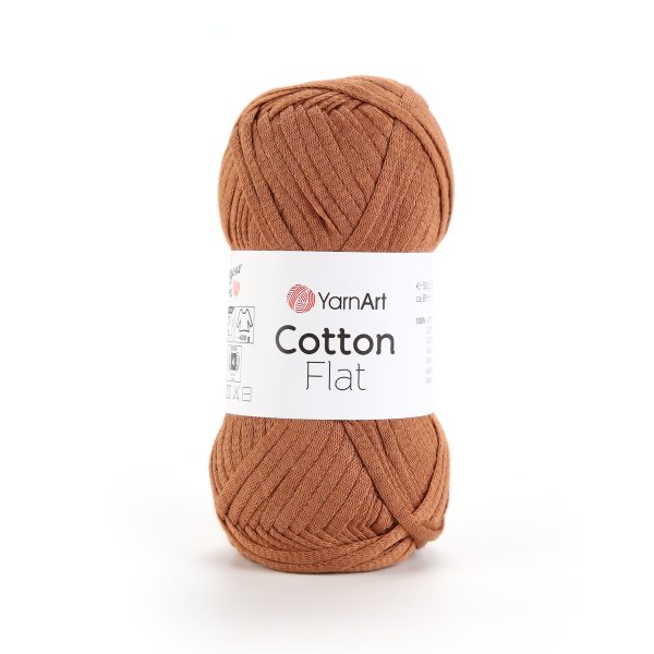 YarnArt Cotton Flat 100 percent cotton yarn skein flat textured yarn for knitting and crochet