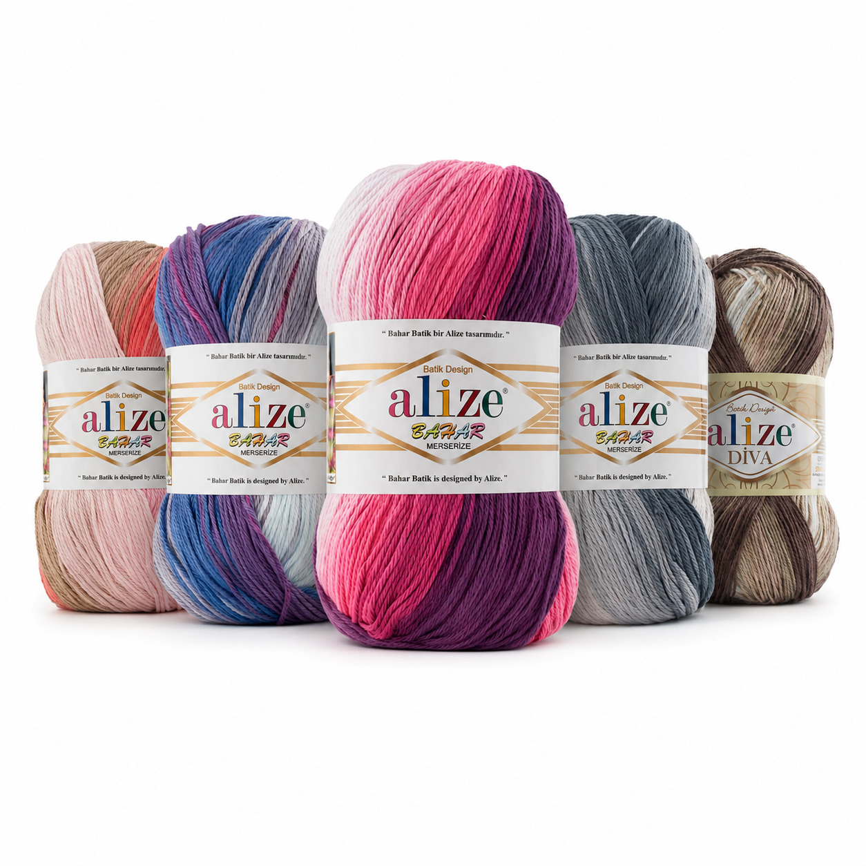 ALIZE BAHAR BATIK ALIZE BAHAR BATIK - 100% merserizēta kokvilna ar krāsu pārejām - Image 1