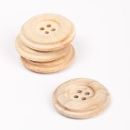 DROPS WOOD BEECH BUTTON 25MM 502 - Image 2